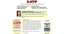 Desktop Screenshot of 5htp.com